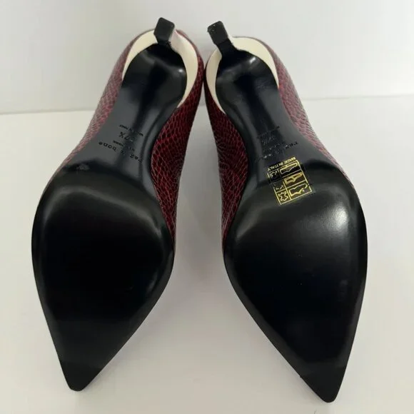 NEW Rag & Bone Wren Leather Booties In Red Sz 37.5 (US 7.5 ) $695 - Picture 7 of 7